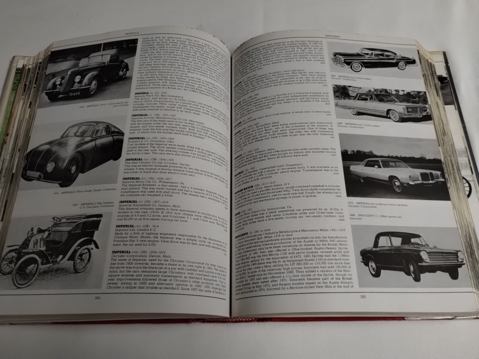 New Encyclopedia of Motorcars Hardcover 1885 to the Present Georgano 1982 VTG DJ