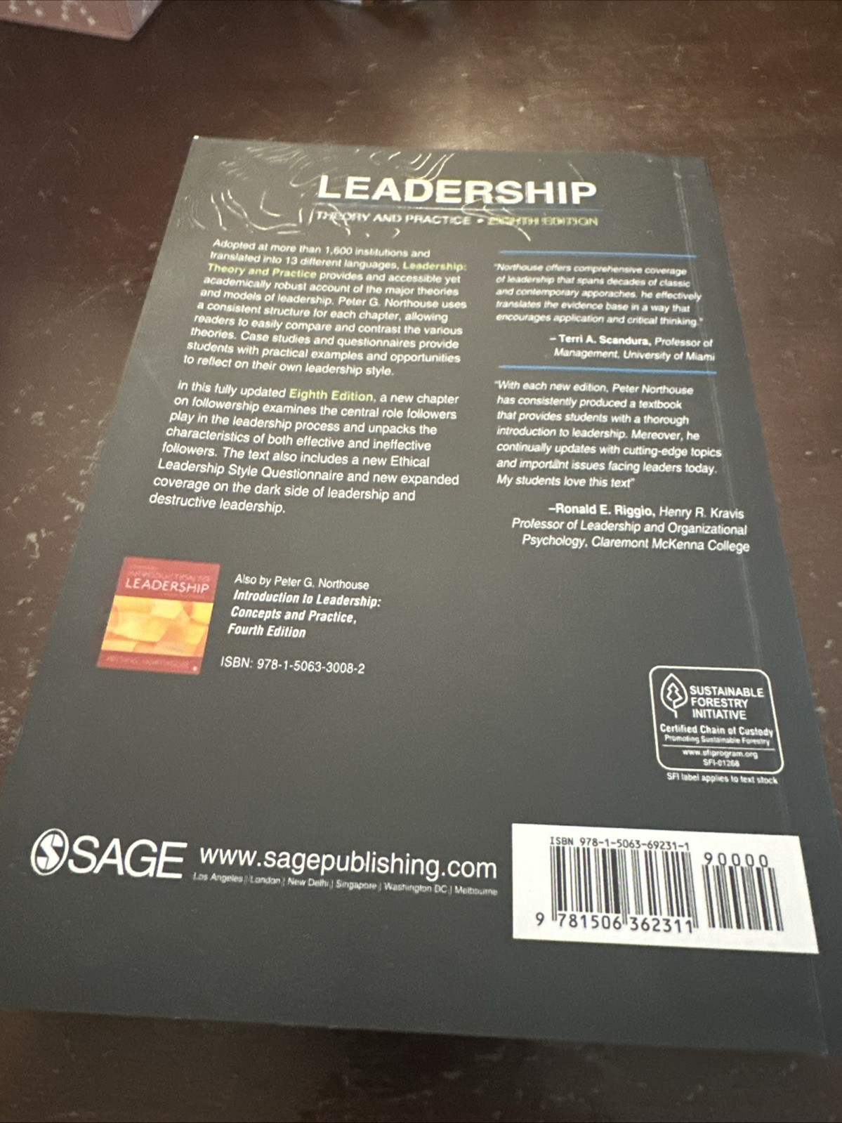 Business Leadership Theory and Practice Peter G Northouse 8th Edition NEW Sealed