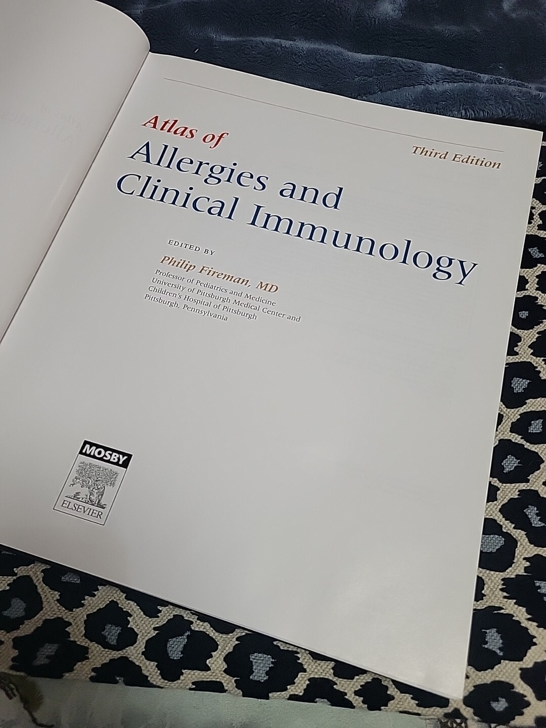 Allergies and Clinical Immunology by Philip Fireman (2005, Hardcover)