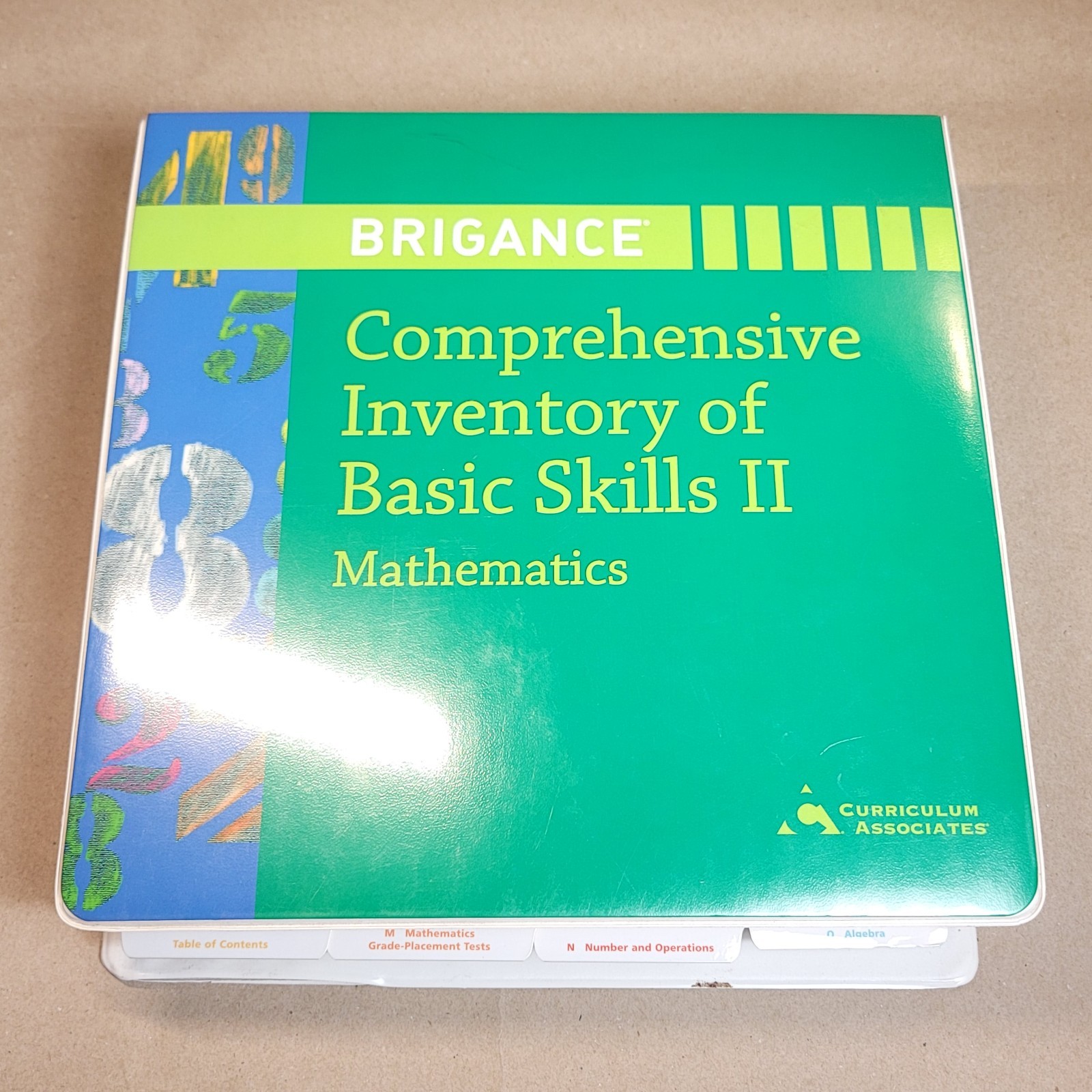 Brigance Comprehensive Inventory Of Basic Skills II 2 Math Binder