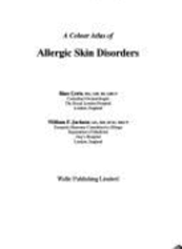 Colour Atlas of Allergic Skin Disorders by Rino Ceno: Used