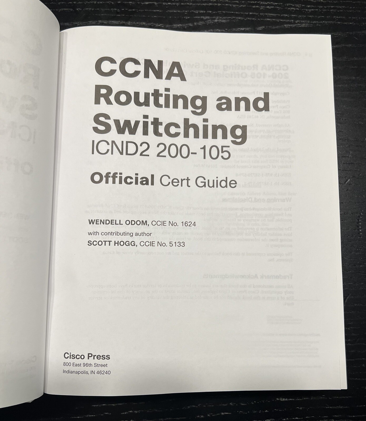 Official Cert Guide Ser.: CCNA Routing and Switching ICND2 200-105 Official Cert