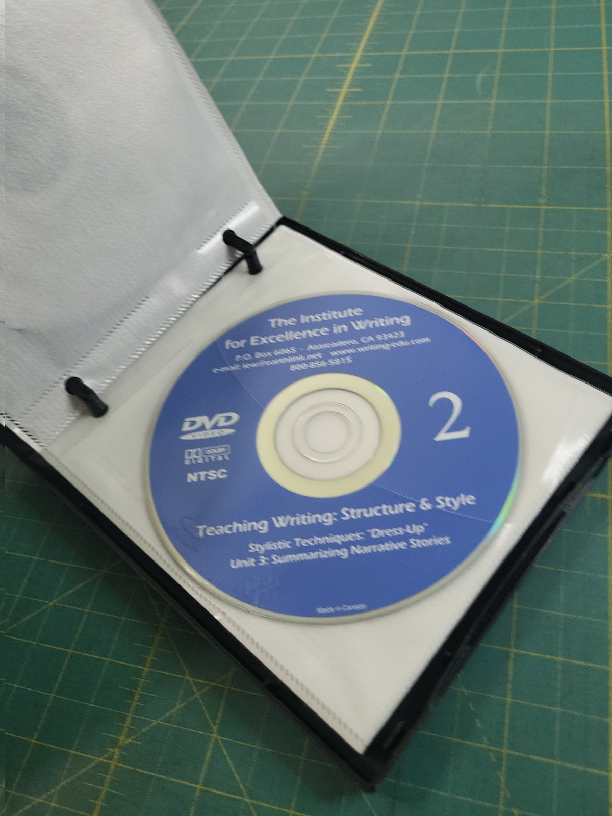 The Institute For Excellence In Writing DVD Box Set – Writing Structure Style