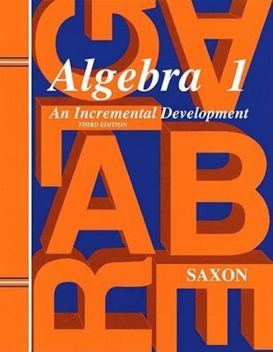 Saxon Algebra 1 Ser.: Algebra 1 by John H. Saxon Jr. (1998, Trade Paperback,…