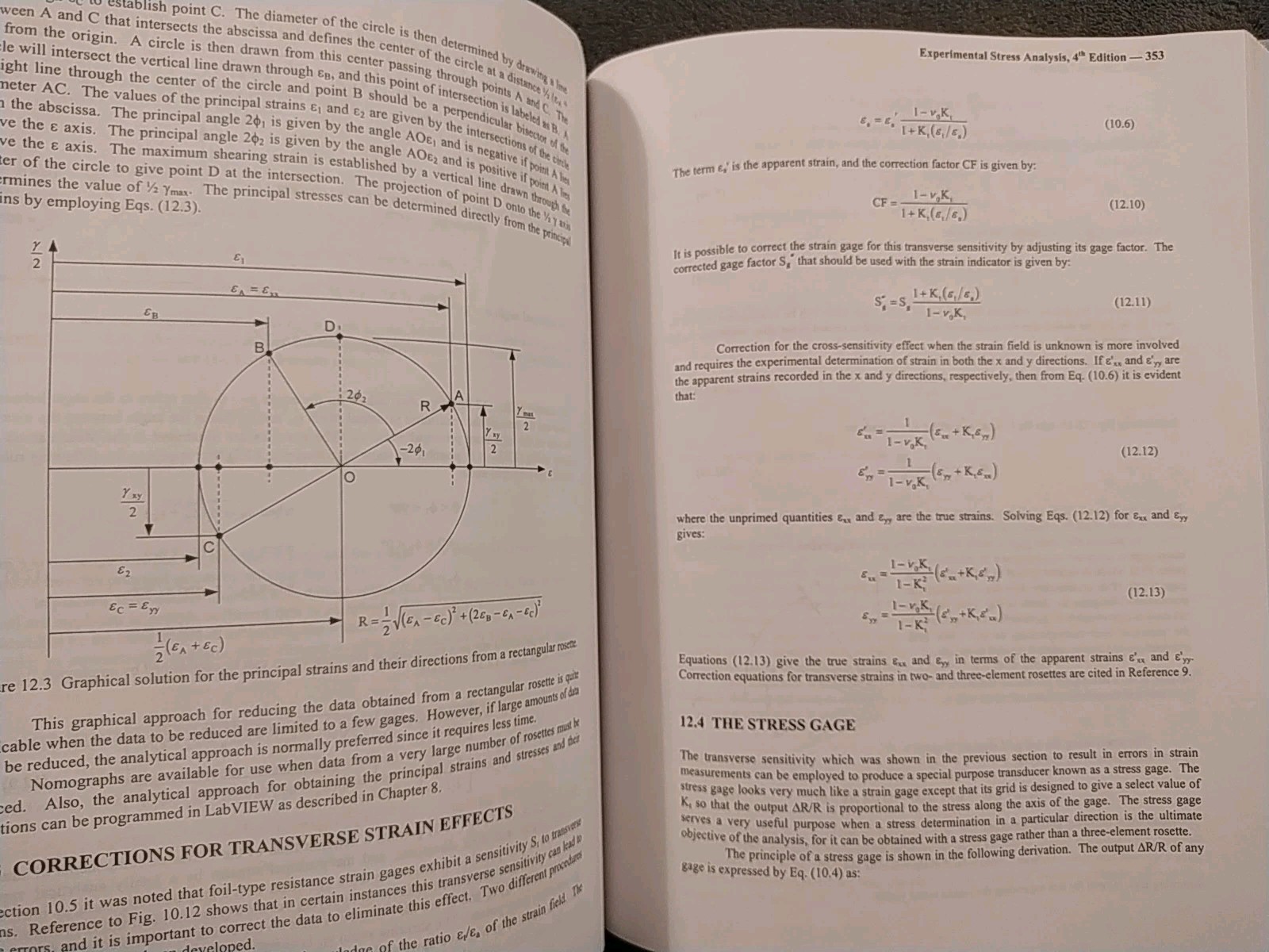 Experimental Stress Analysis by James W. Dally and William F. Riley (2005,…