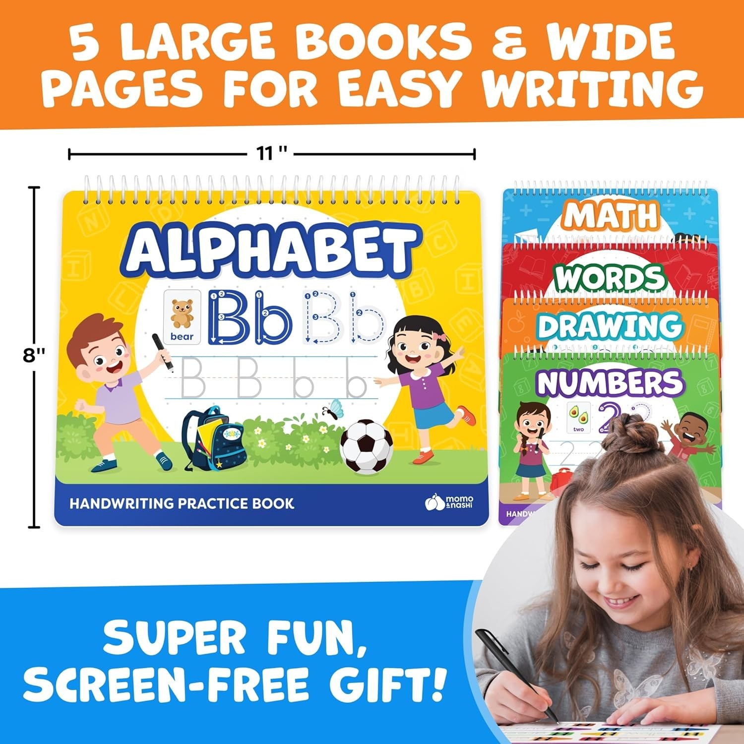 Magic Grooved Writing Practice for Kids Age 3-5 – Grooved Writing Books for K…