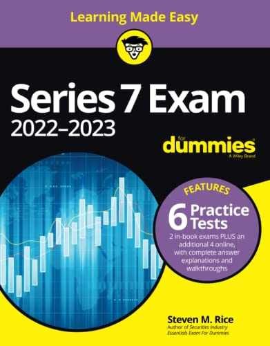 Series 7 Exam 2022-2023 For Dummies – Paperback, by Rice Steven M. – Acceptable