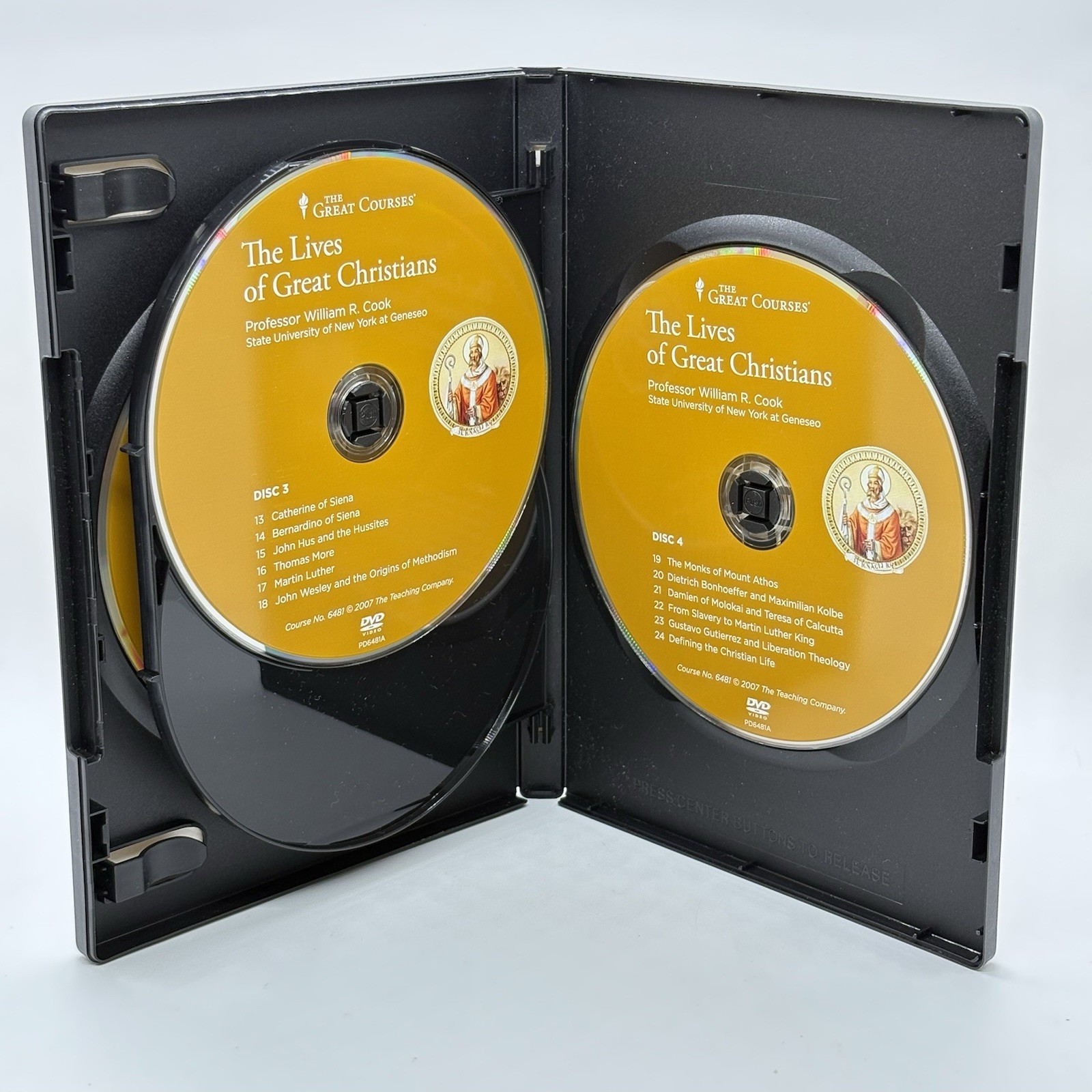 The Lives of Great Christians DVD & Guidebook William R. Cook Great Courses