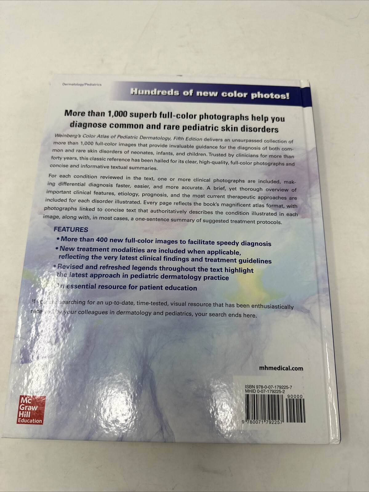 Weinberg’s Color Atlas of Pediatric Dermatology, Fifth Edition by Neil S. Prose
