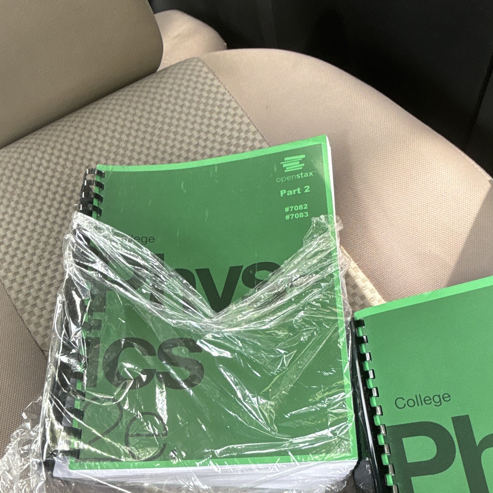 OpenStax College Physics Textbook Set Parts 1 & 2 Spiral Bound
