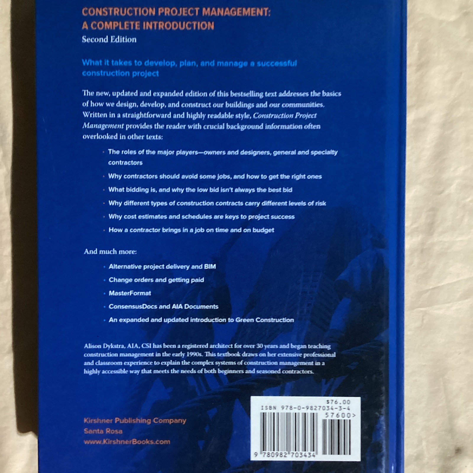 Construction Project Management: A Complete Introduction 2nd Ed HC 2018 ISBN