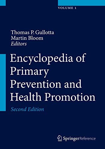 Encyclopedia of Primary Prevention and Health Promotion Volume 1 – 4 – Gullotta