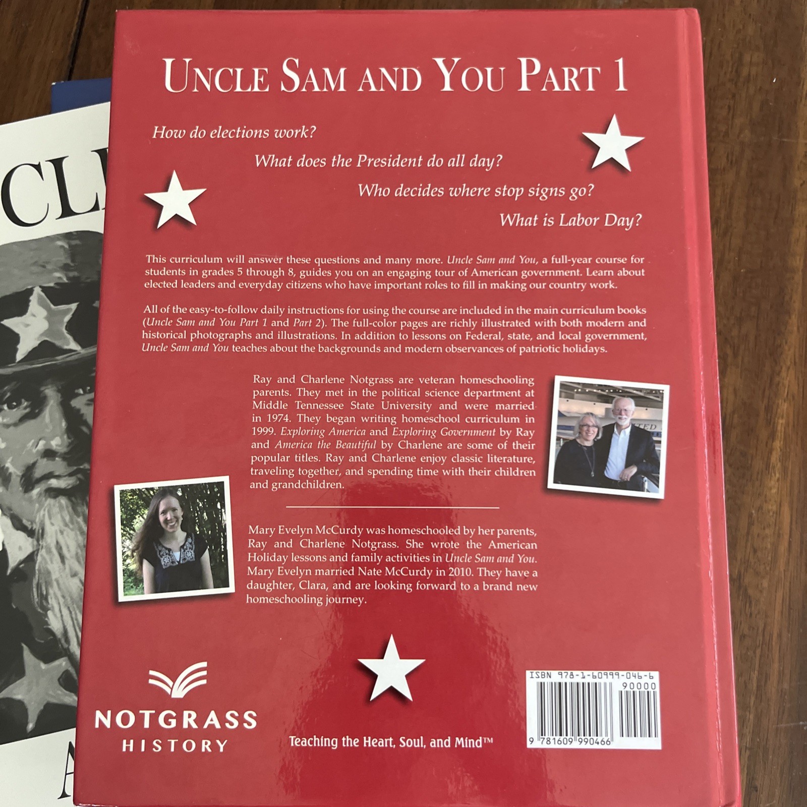 Notgrass Uncle Sam and You Set – Part 1, Part 2, Answer Key