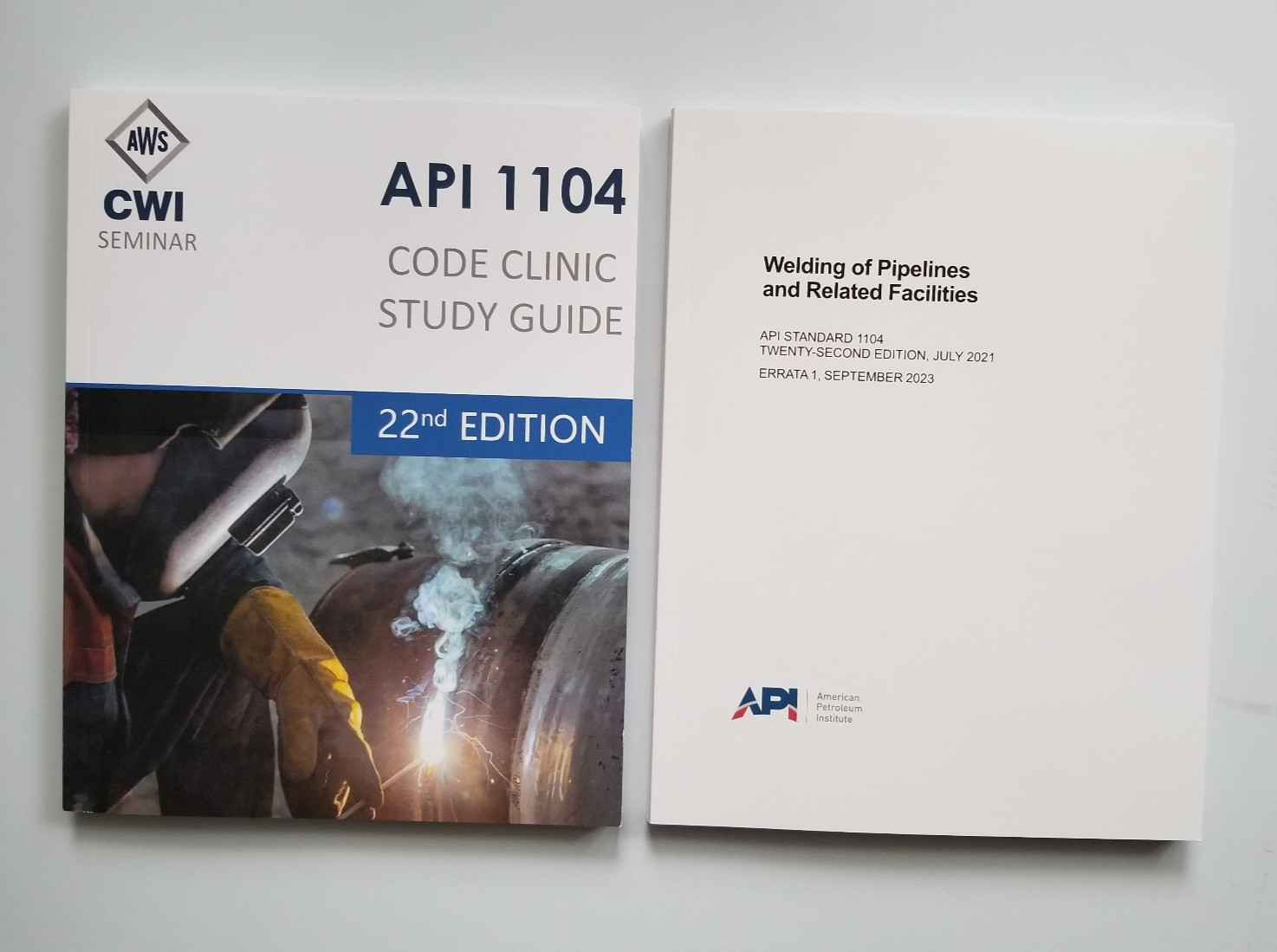 API 1104:2021 WELDING OF PIPELINES & RELATED FACILITIES + API-M:2023 STUDY GUIDE