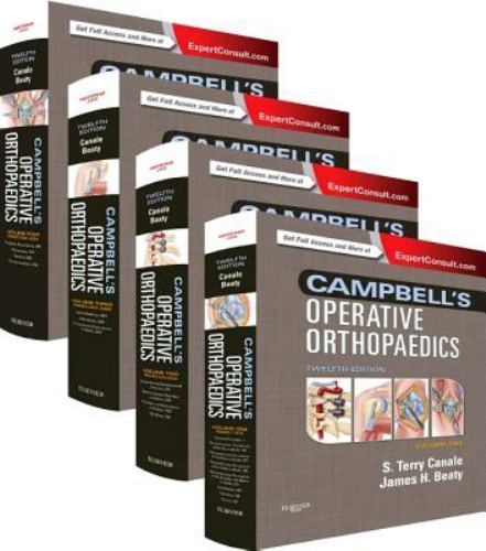Campbell’s Operative Orthopaedics : 4-Volume Set , 12/ed w/code