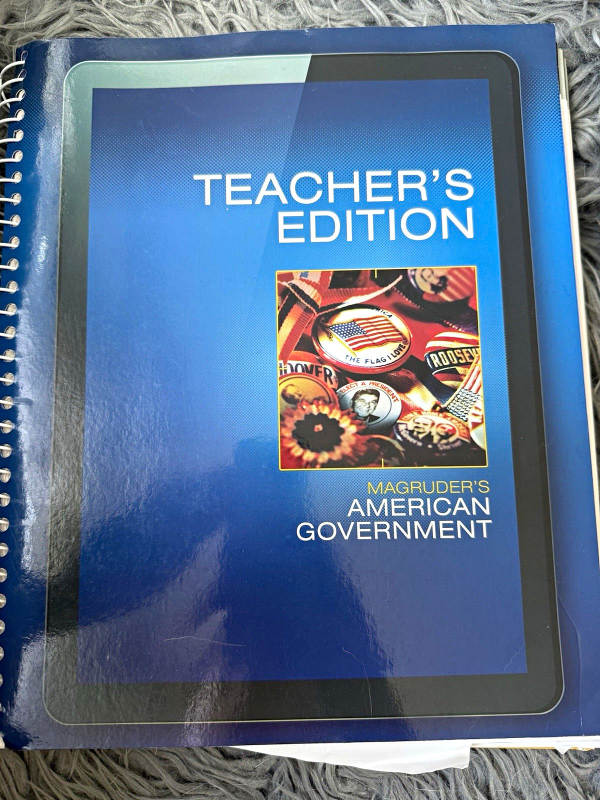 Pearson Magruder’s American Government Teacher’s Edition Spiral 2014 HS
