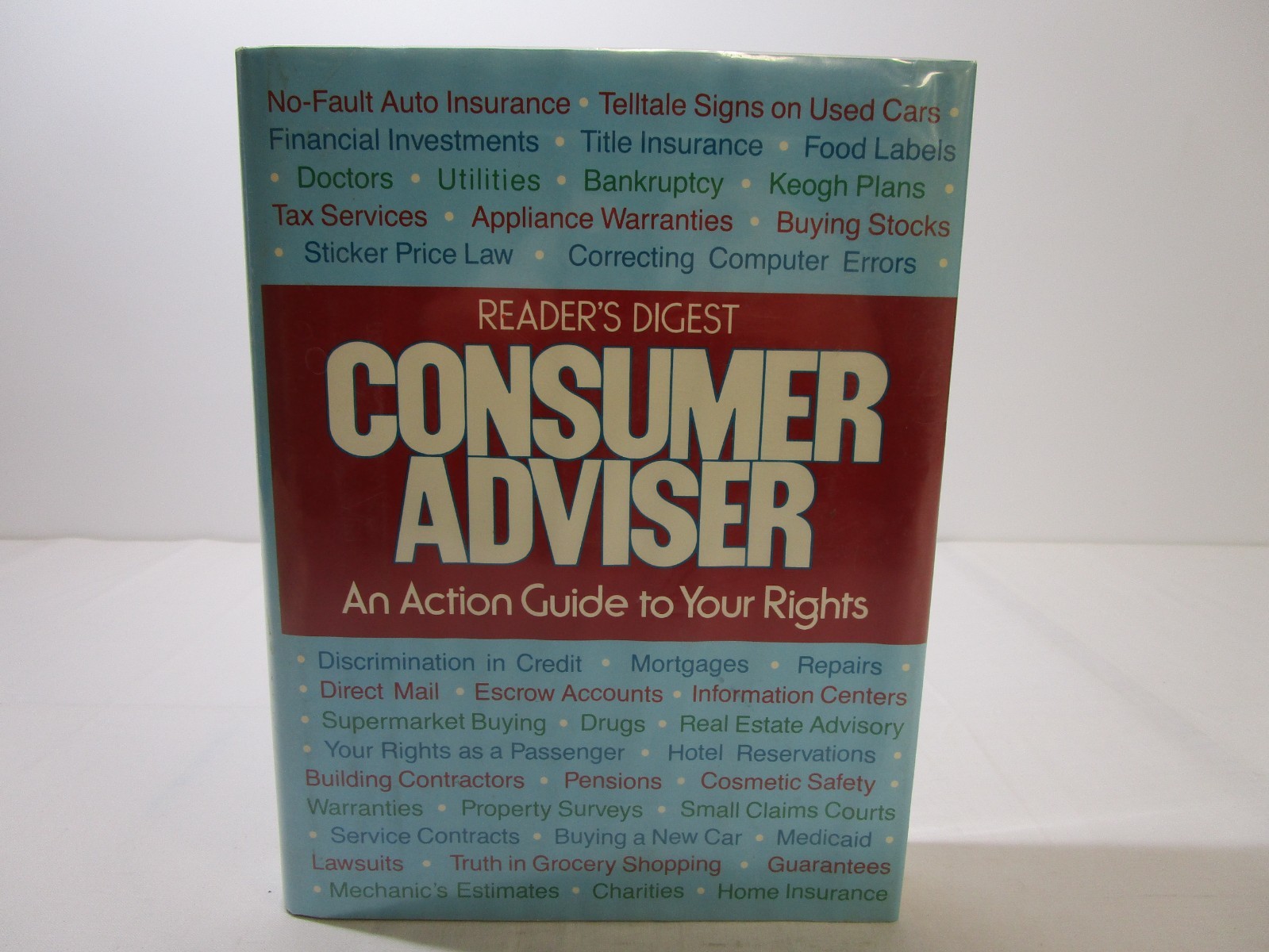 VTG 1984- Consumer Adviser – Reader’s Digest Editors (Hardcover, Dust Jacket)