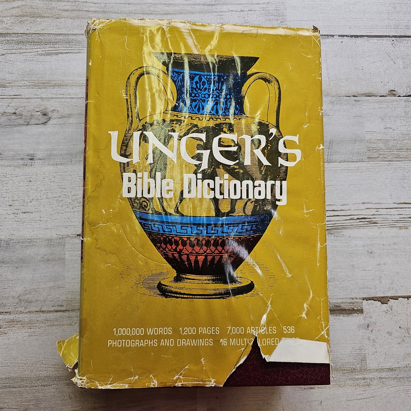 Unger’s Bible Dictionary Thumb Tabs 1 Million Words 1200 Pages Photos Drawings