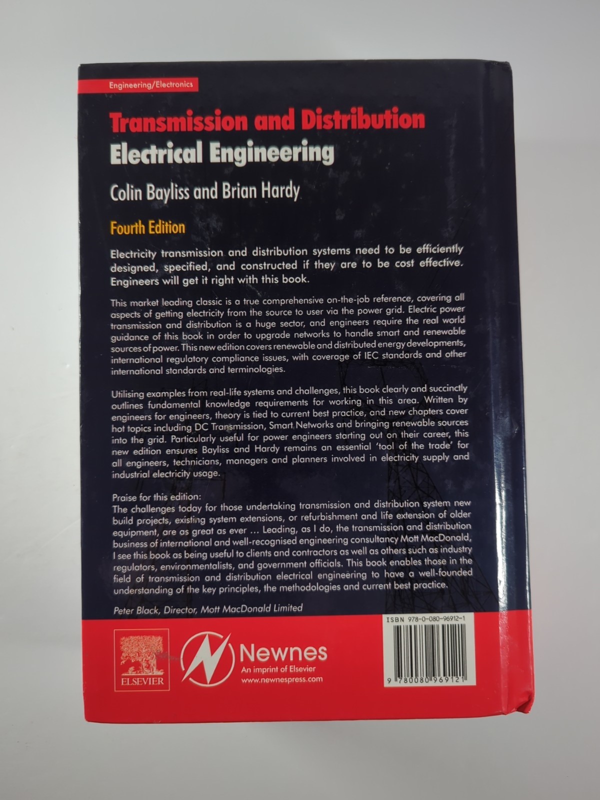 Transmission and Distribution Electrical Engineering 4th Ed Bayliss & Hardy