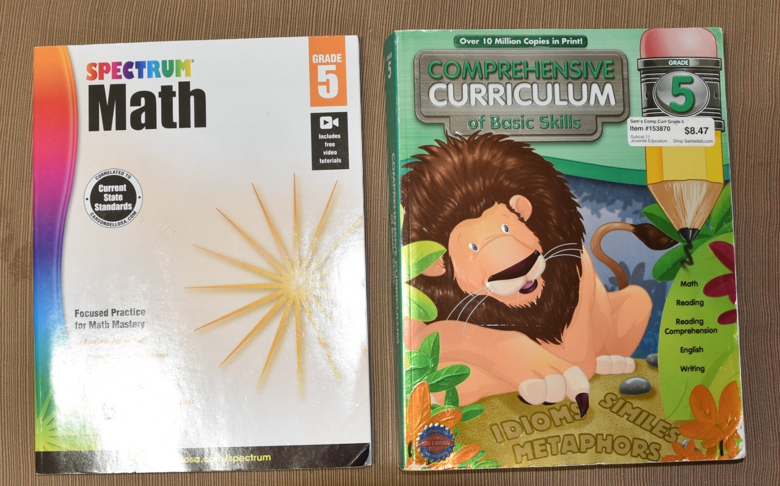 Comprehensive Curriculum Workbooks Grade 5 Ages 10 to 11 Mead Math Workbooks