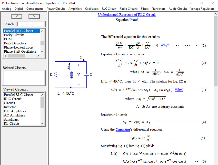 Electronic Circuits with Design Formulas – eBook