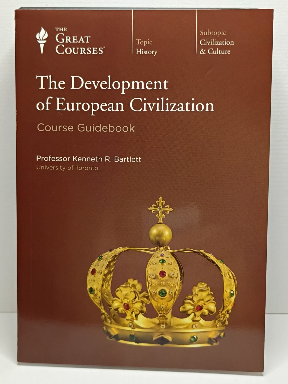 The Great Courses: Development of European Civilization – 8 DVDs + Guidebook NEW