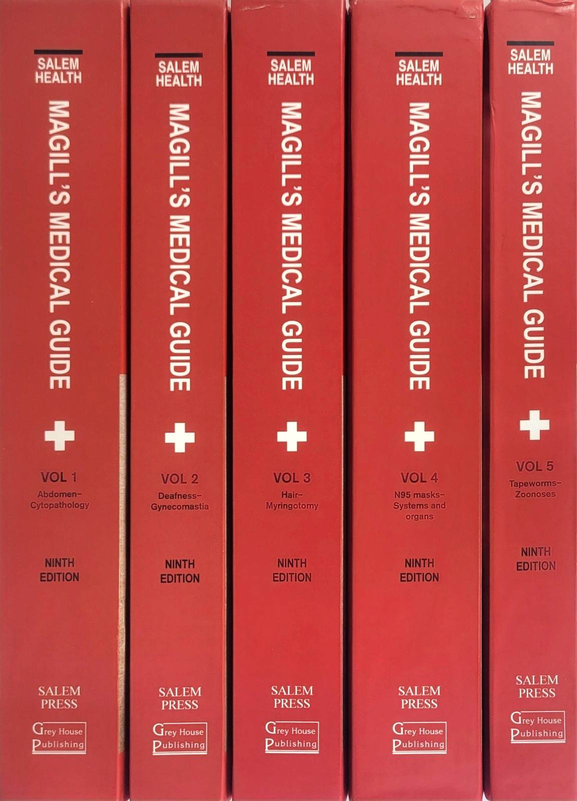 Magills Medical Guide 2022 9th Ed 5 Volume Set Hardcover Salem Press Textbook