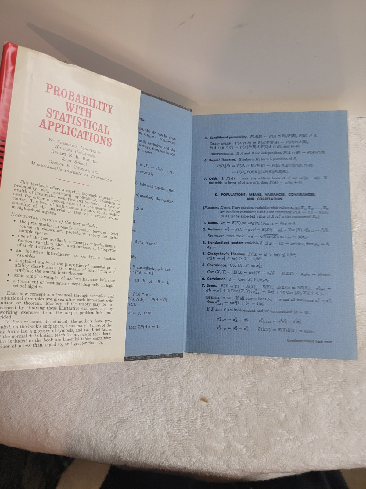 Statistics and Probability with Applications (January 1965. Vintage EXCELLENT!!