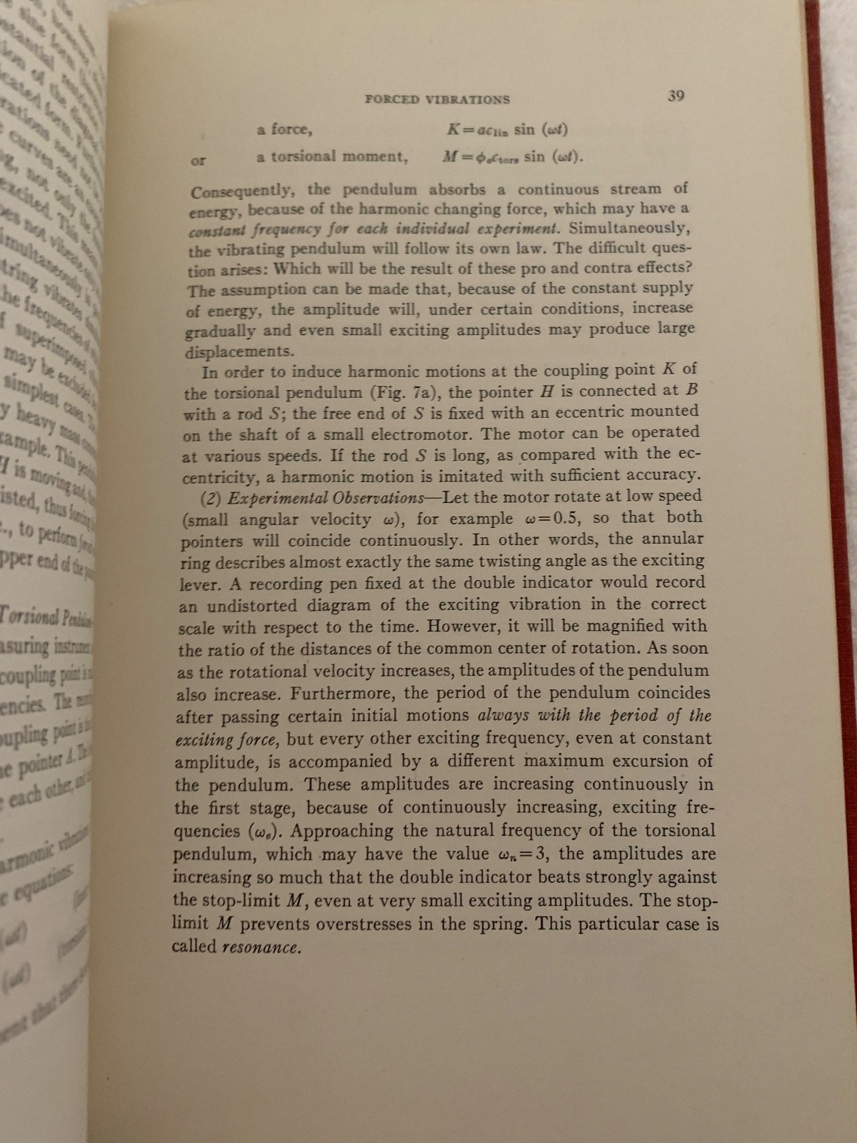 Mechanical Vibrations – Theory and Applications by R.K. Bernhard 1943 HC 1st Ed