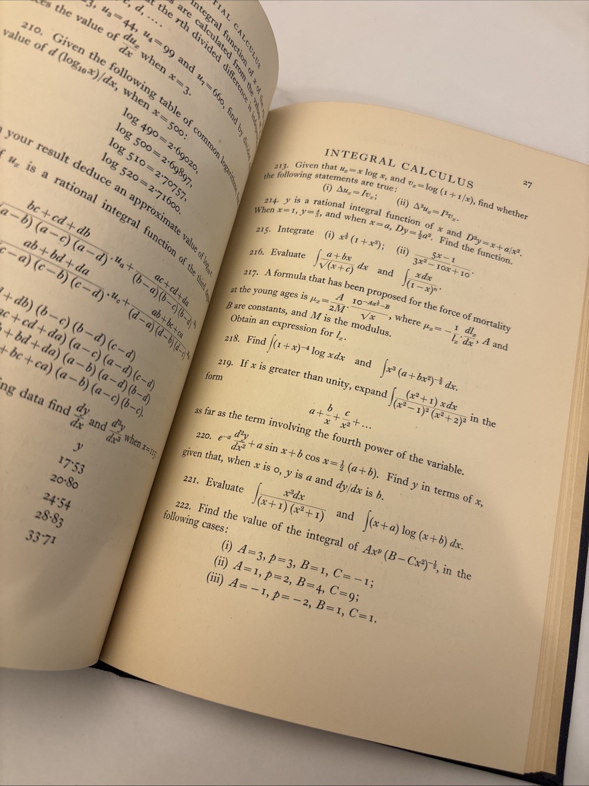 Examples in Finite Differences, Calculus and Probability: Harry Freeman-1936- HC