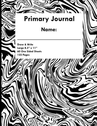 PRIMARY JOURNAL: BLACK MARBLE, PRIMARY COMPOSITION BOOKS By Cactus Creations NEW