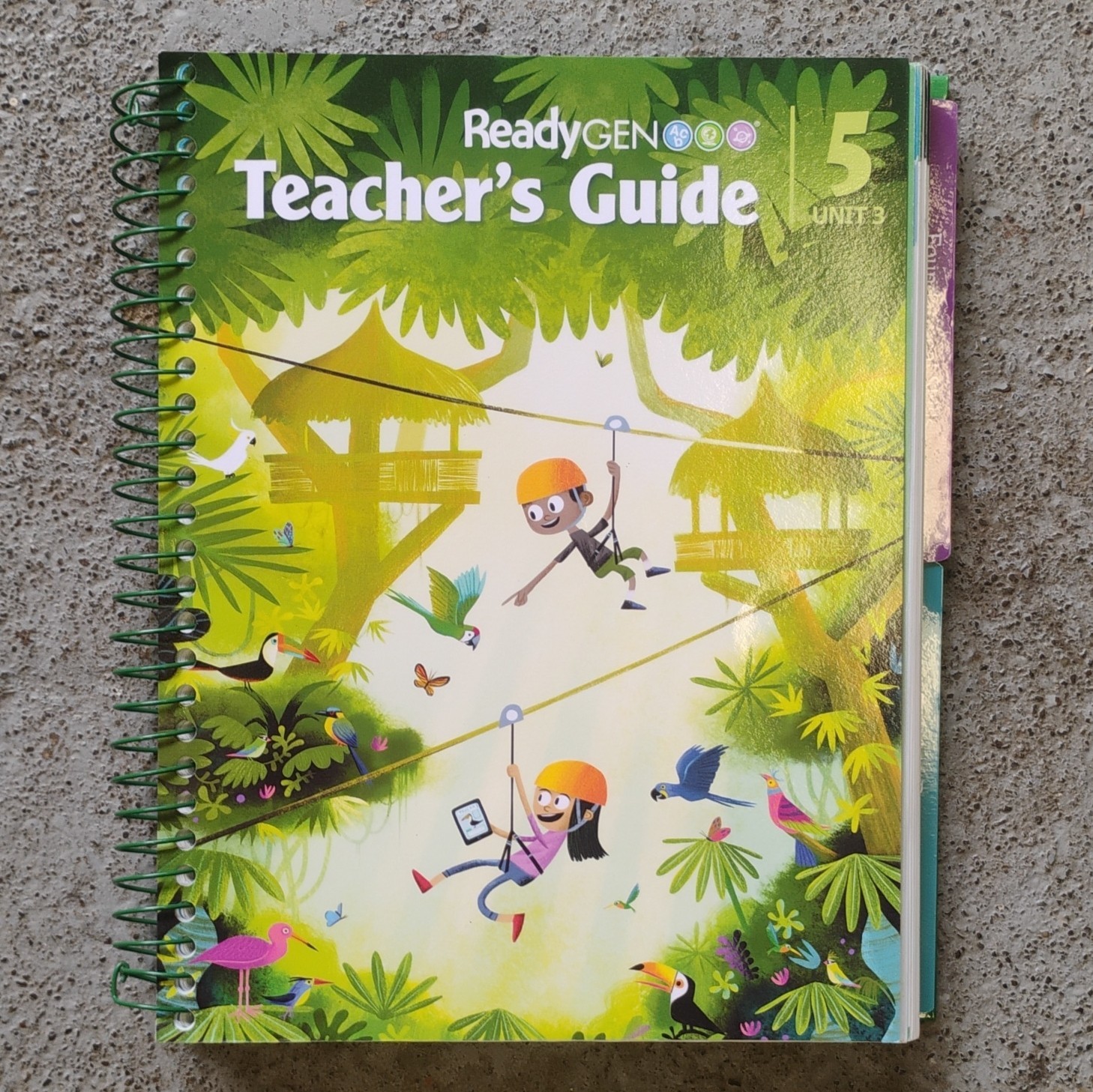 Pearson ReadyGEN Teacher’s Guide Grade 5 Units 1-4 Spiral Bound Set