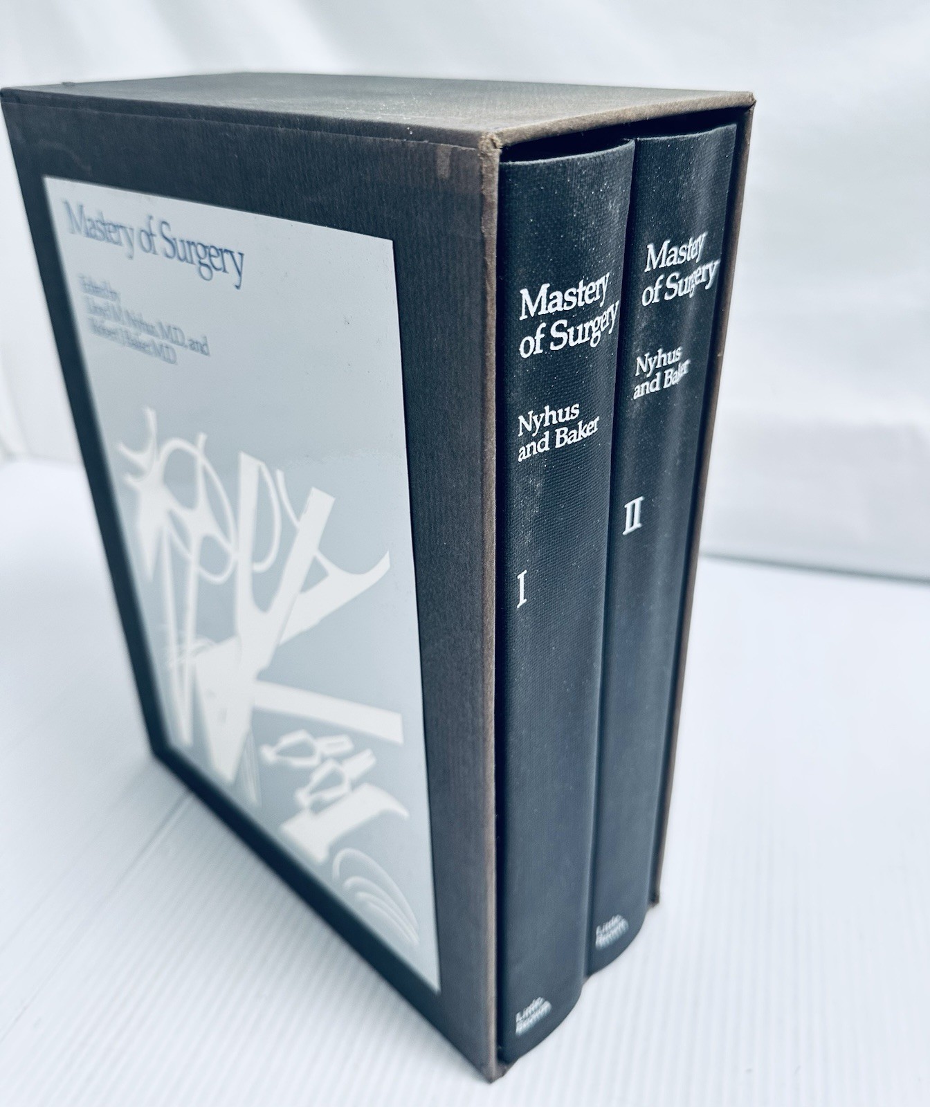 Mastery of Surgery Nyhus Baker Two Volume Hardcover Set in Slipcase Complete