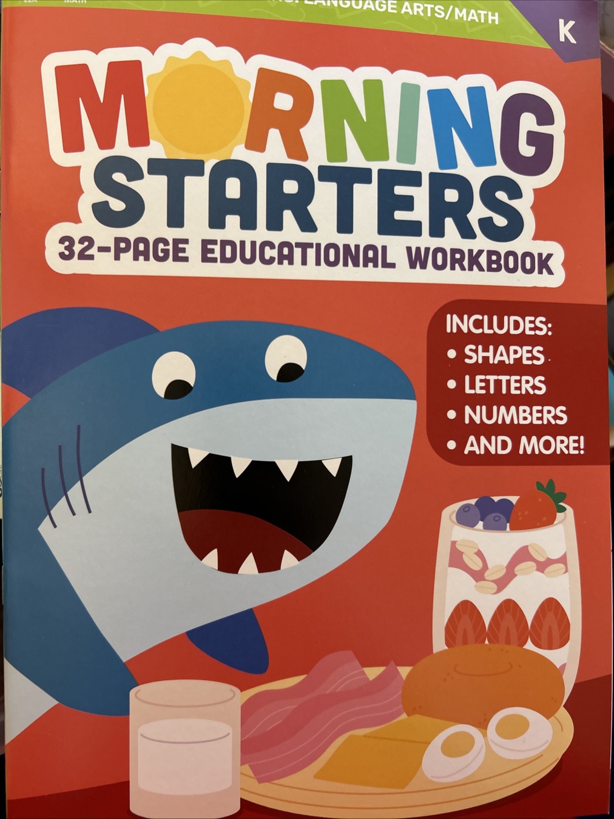 Morning Starters Educational Workbook for Kindergarten – 32 Pages