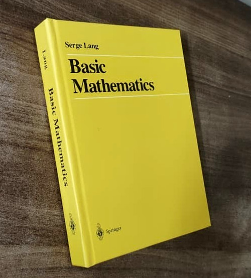 Basic Mathematics, Hardcover by Serge Lang Brand New, Expedite shipping