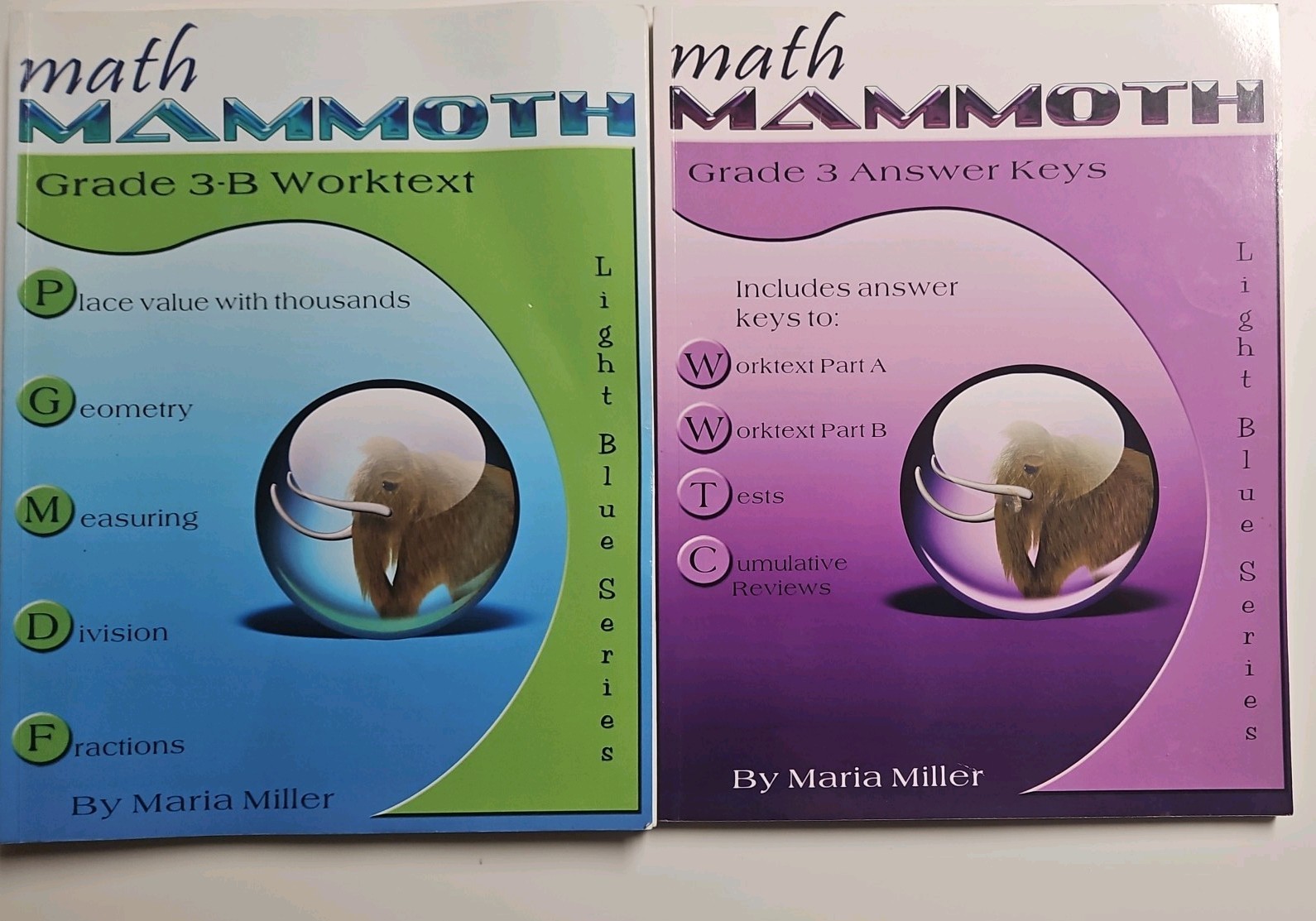 Math Mammoth Grade 3-B Worktext & Answer Key