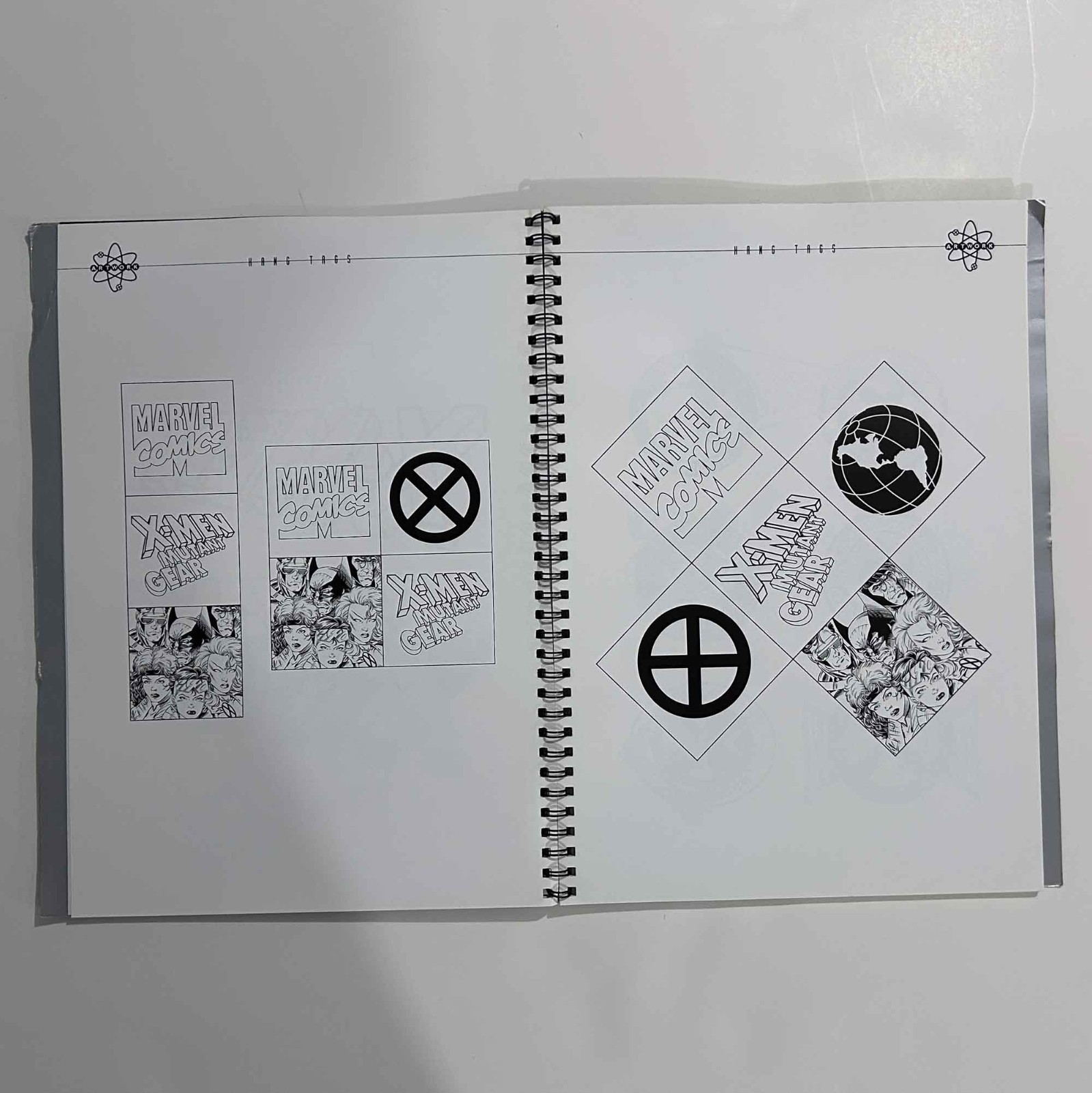 Marvel Comics 1993 Mutant Gear Style Guide – Rare X-Men Character/Logo Reference