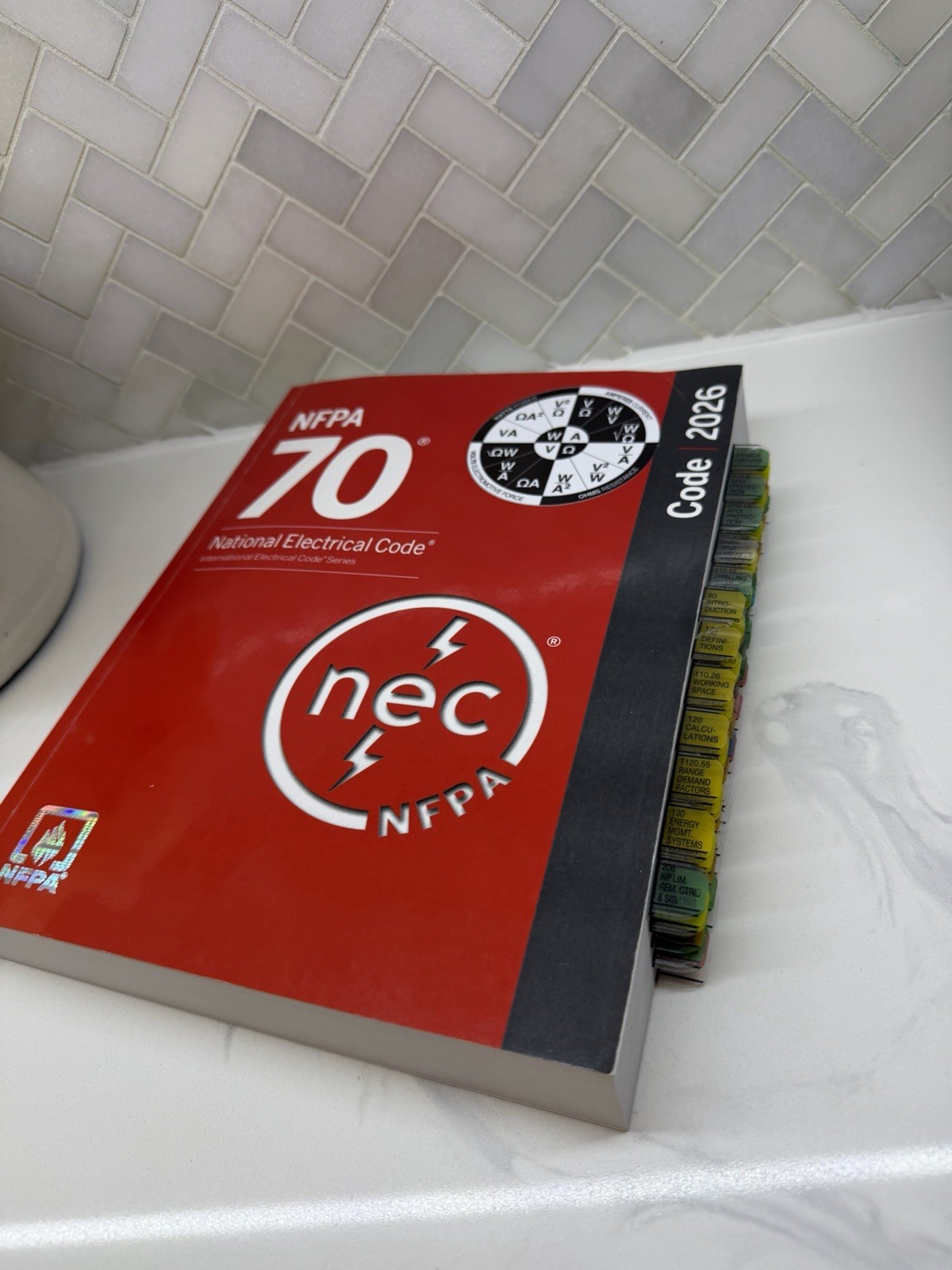 NEC 2026 NFPA 70 INDEX Pre-Tabs. BRAND NEW!BEAUTIFUL.ORGANIZED!