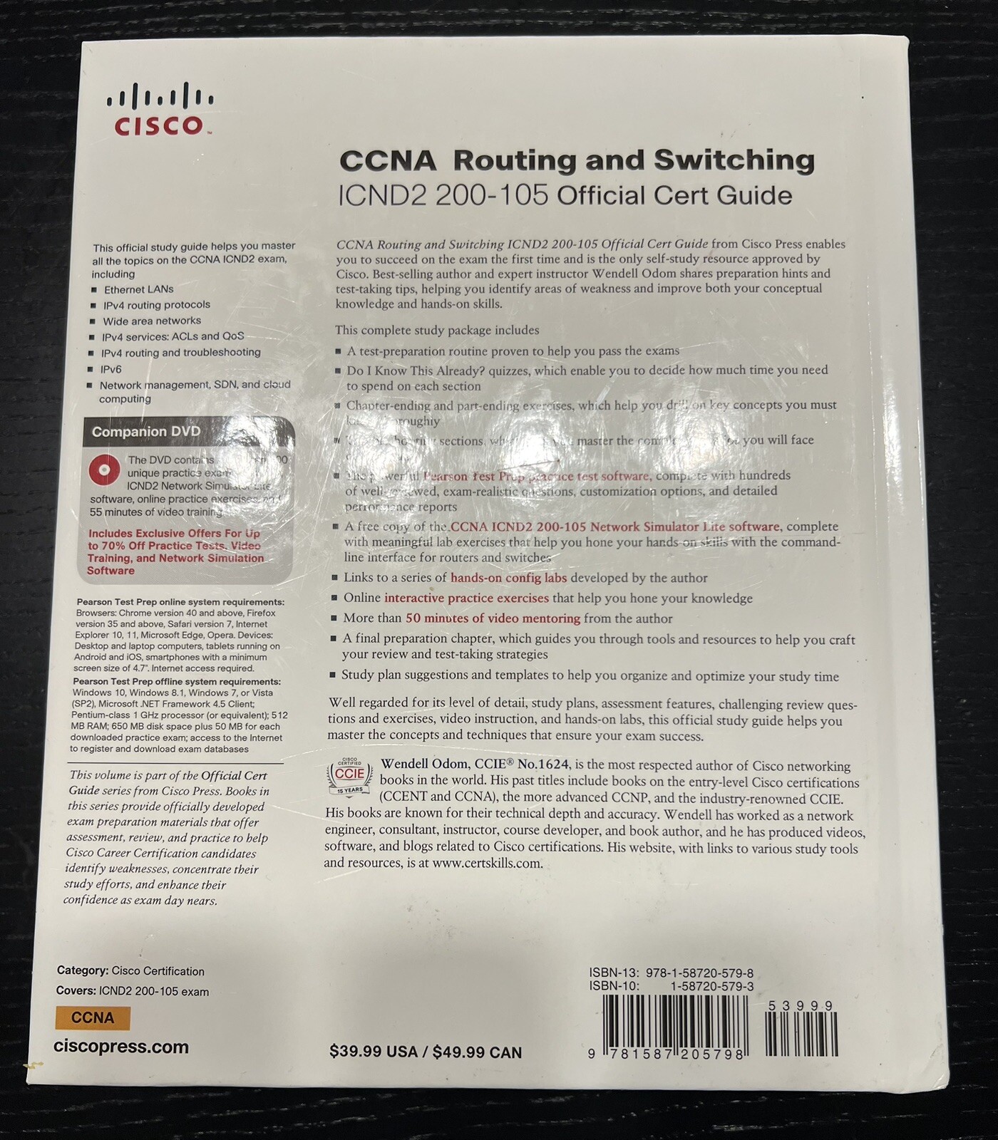 Official Cert Guide Ser.: CCNA Routing and Switching ICND2 200-105 Official Cert