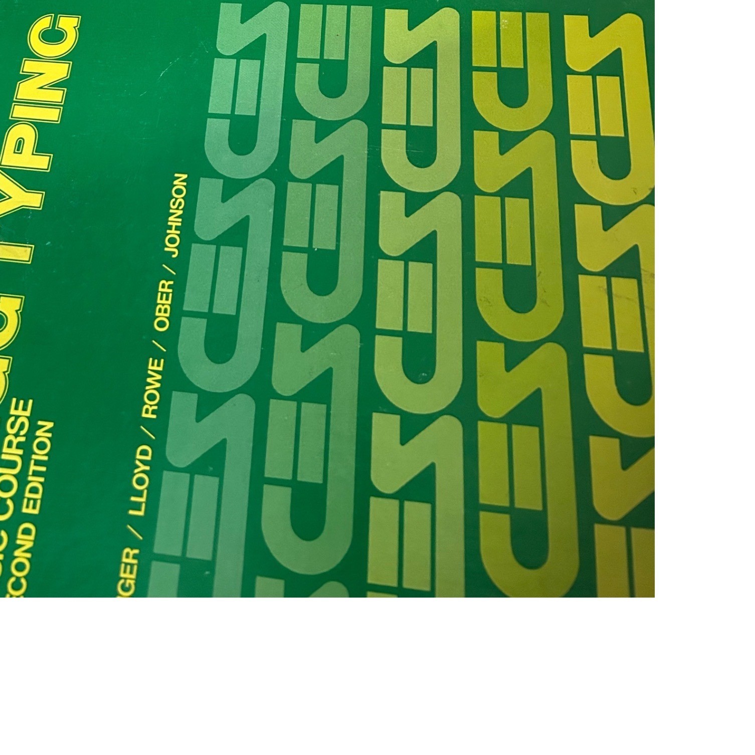 Gregg Typing Basic Course Second Edition Vintage Text-Kit Adult Education 1980