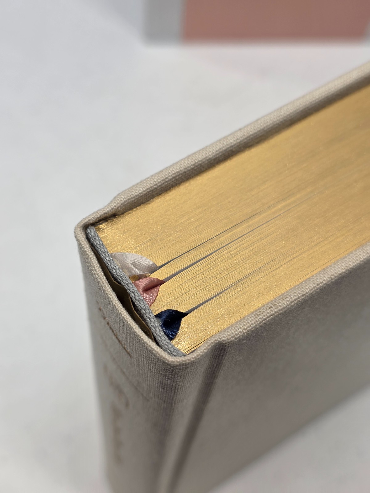 One Step Closer Bible NLT – Warm Gray Cloth Over Board DaySpring – With Slipcase