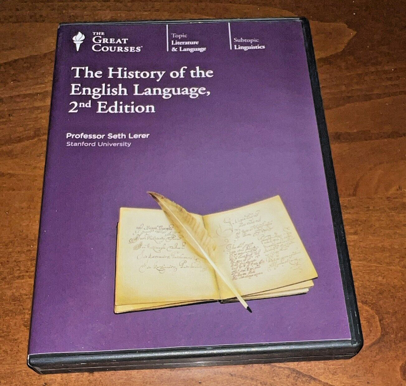 Great Courses- The History of the English Language, 2nd Edition DVDs + Guidebook