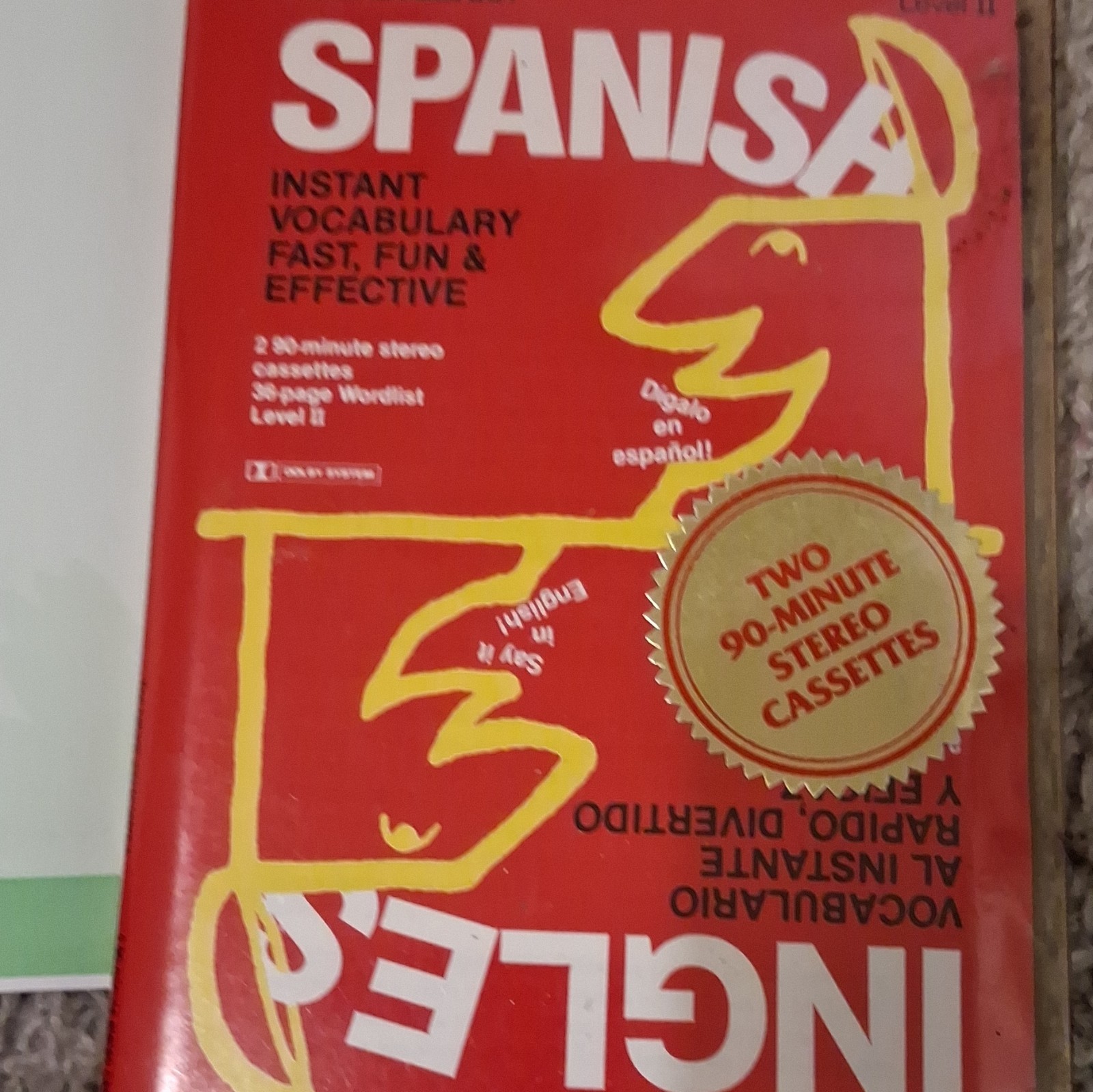 Vocabulearn Spanish Instant Vocabulary Level II Audio Cassettes