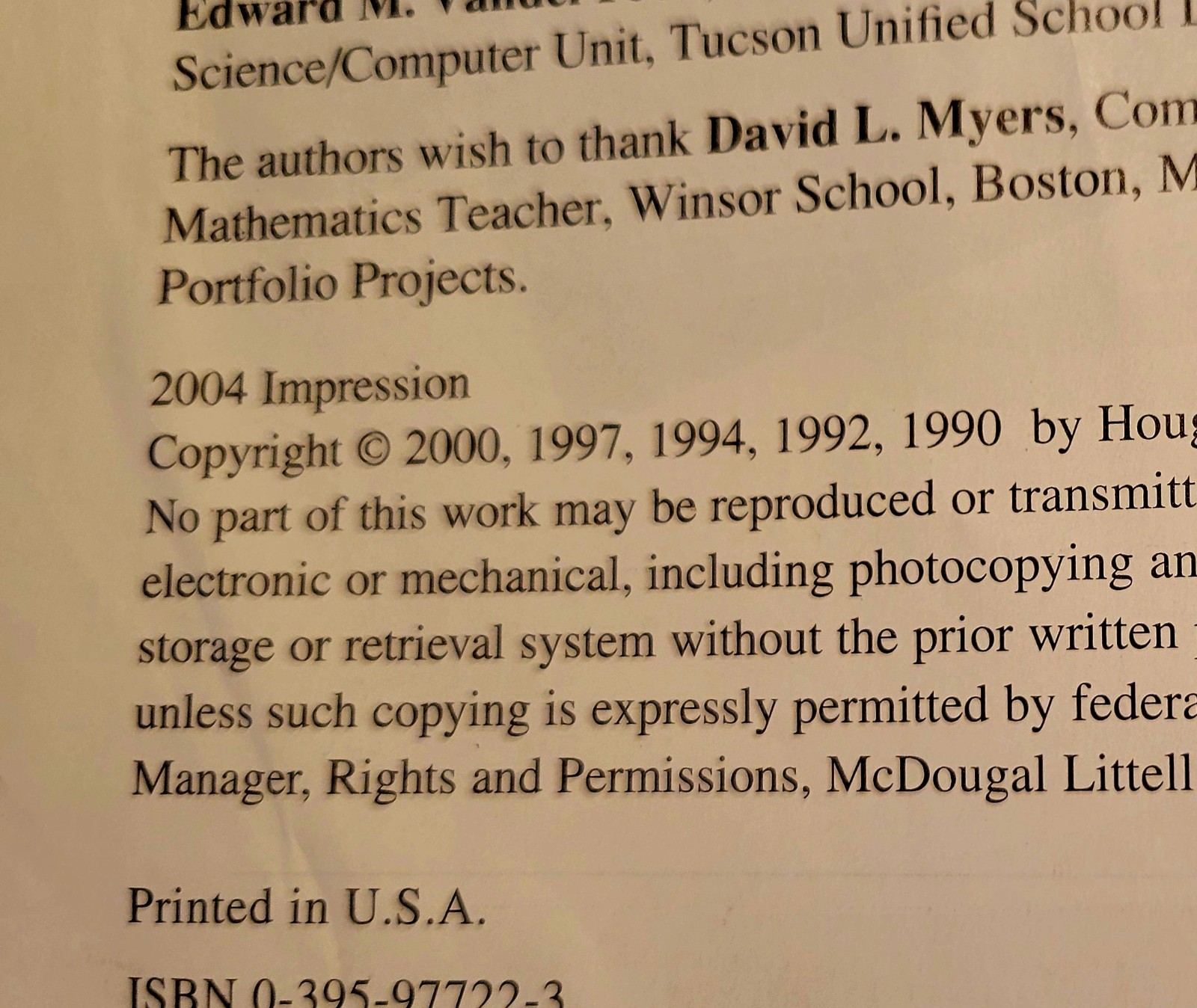 McDougal Littell Structure and Method Ser.: Algebra Bk. 1 : Structure and Method