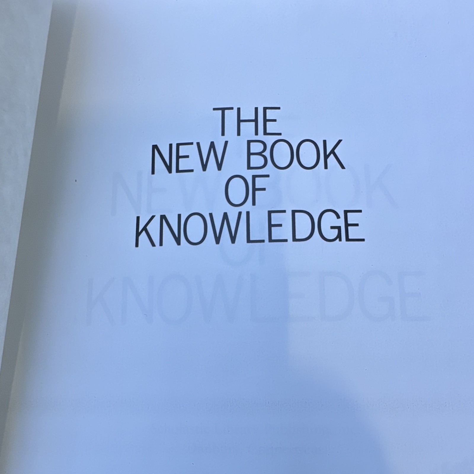 Scholastic The New Book of Knowledge Answer Book Hardcover English