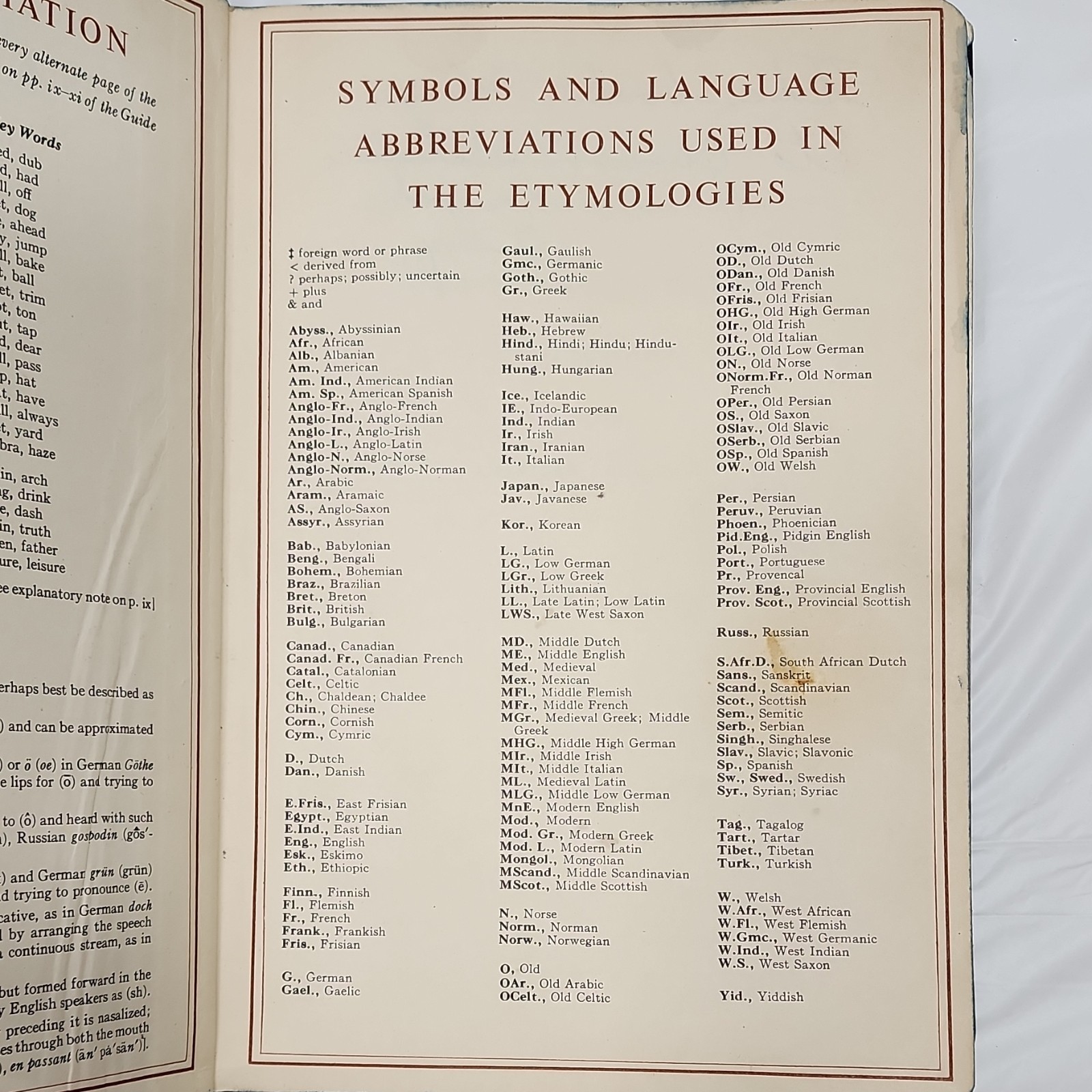 Webster’s New World Concise Dictionary Guralnik Illustrated ORIGINAL SLIPCASE