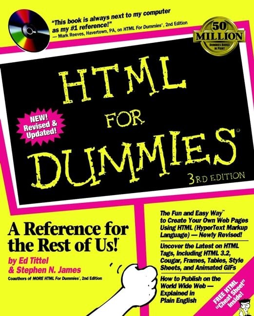 Html for Dummies – James, Steven N.|Tittel, Ed – Good – See condition notes