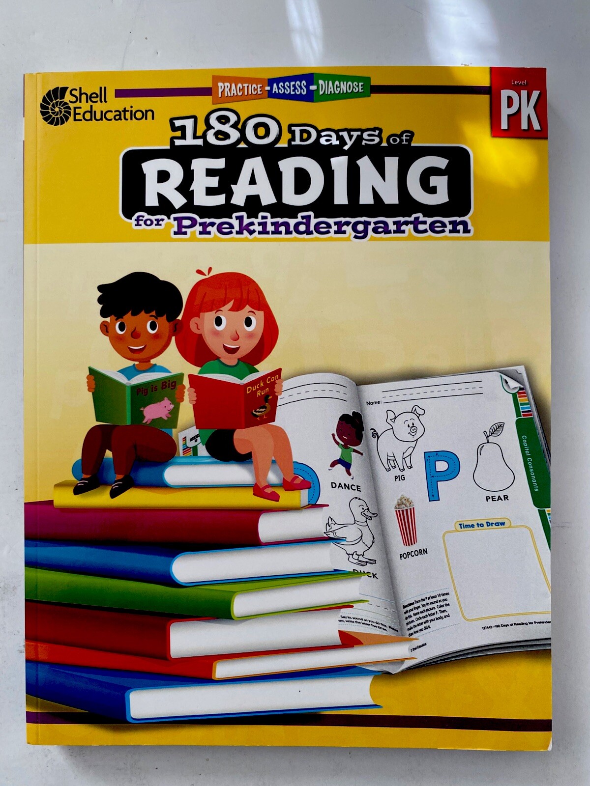 180 Days of Reading for Prekindergarten: Practice, Assess, Diagnose VG