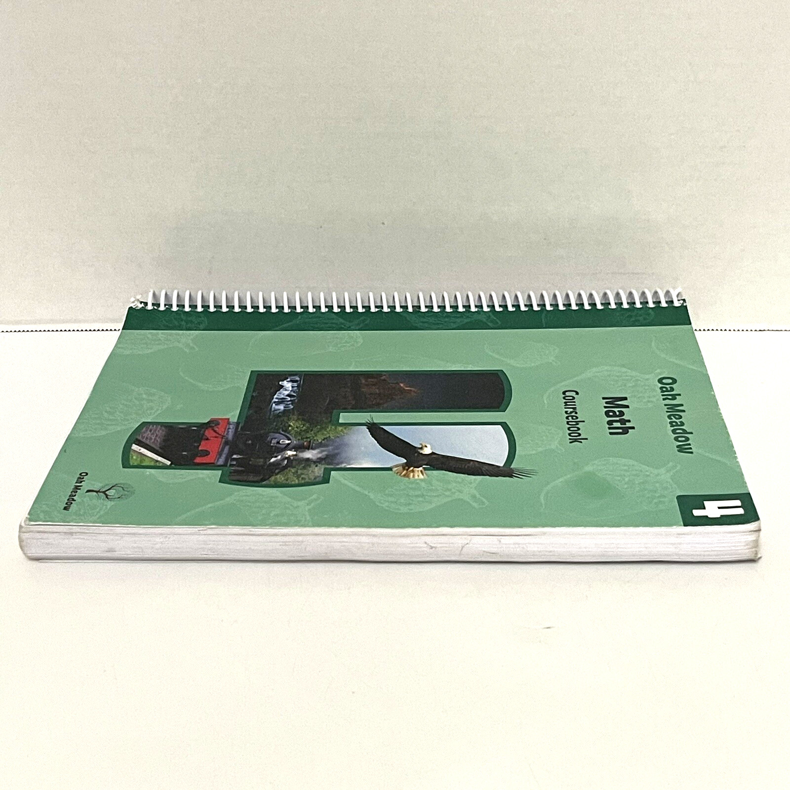 Oak Meadow Math Coursebook Grade 4 Educational Spiral Textbook READ DESCRIPTION!