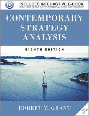 Contemporary Strategy Analysis Text Only – Robert M Grant, 1119941881, paperback